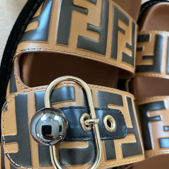 fendi birkenstock sandals